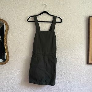 Vintage Green Bib Dress